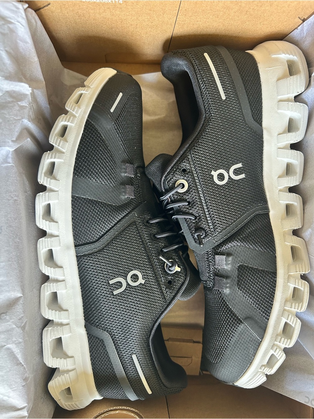 On Running women’s Cloud Running Shoes — Black/White